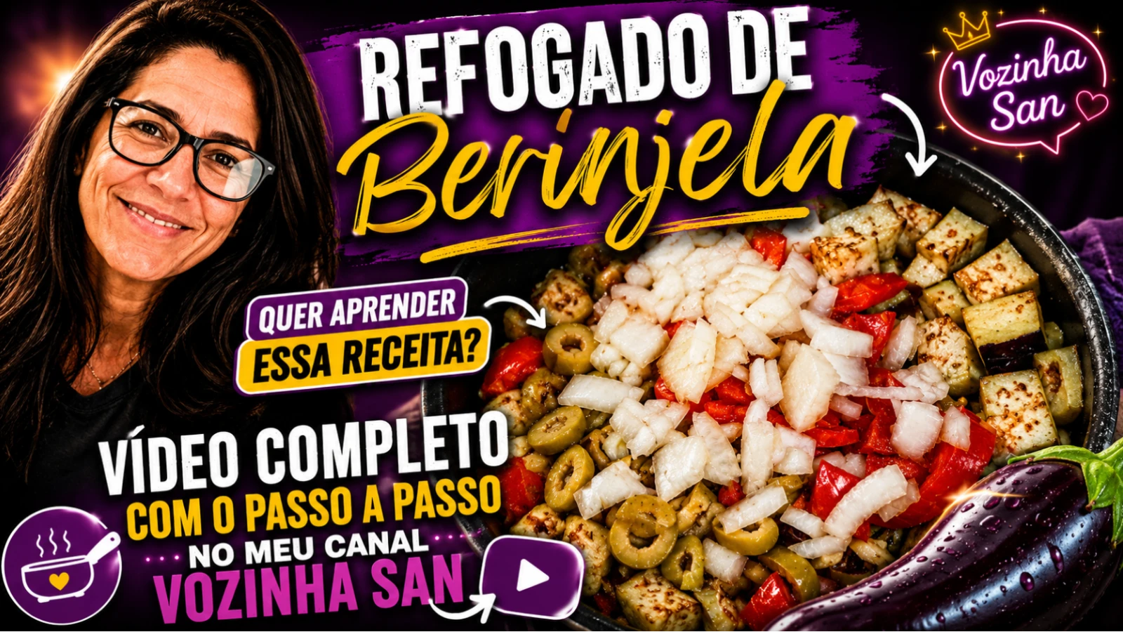 REFROGADO DE BERINJELA FÁCIL E DELICIOSO! Passo a Passo